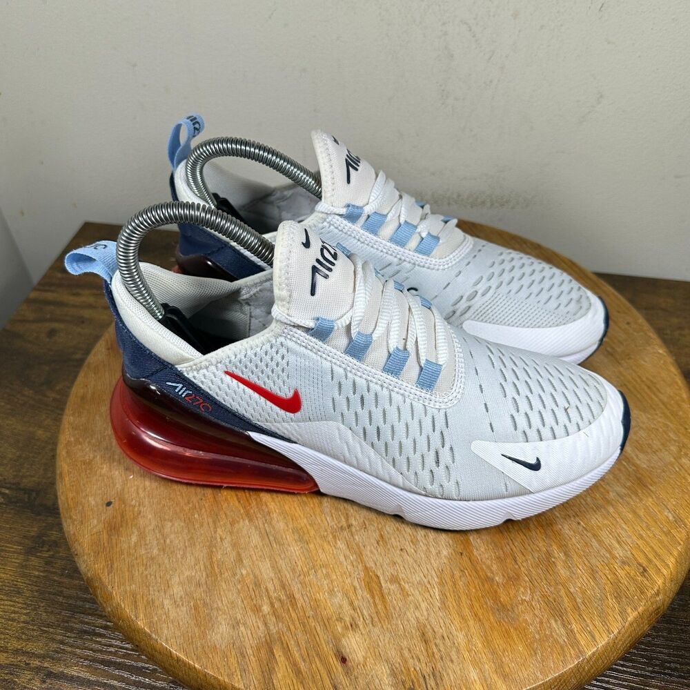 Nike Air Max 270 USA White Navy Red Men's Size 6 Shoes DJ5172-100